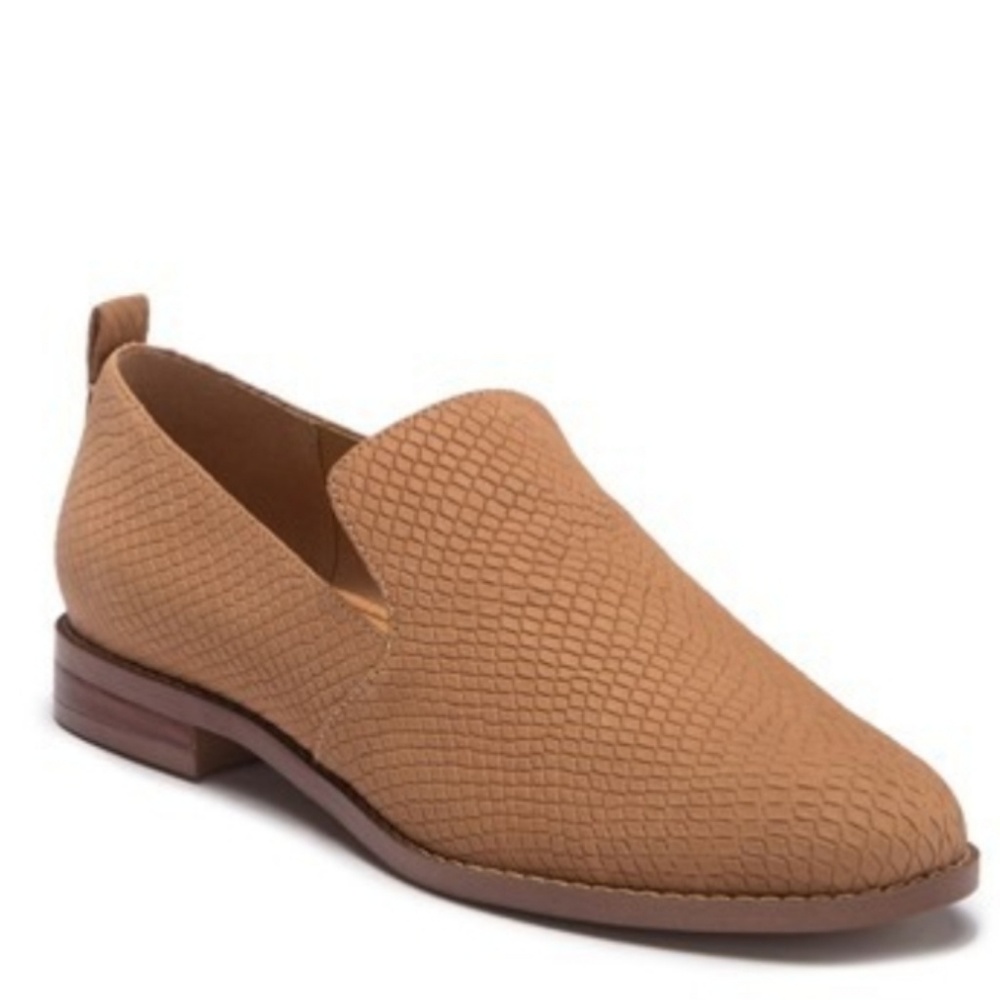 Franco Sarto Peri Leather Snake Embossed Loafer